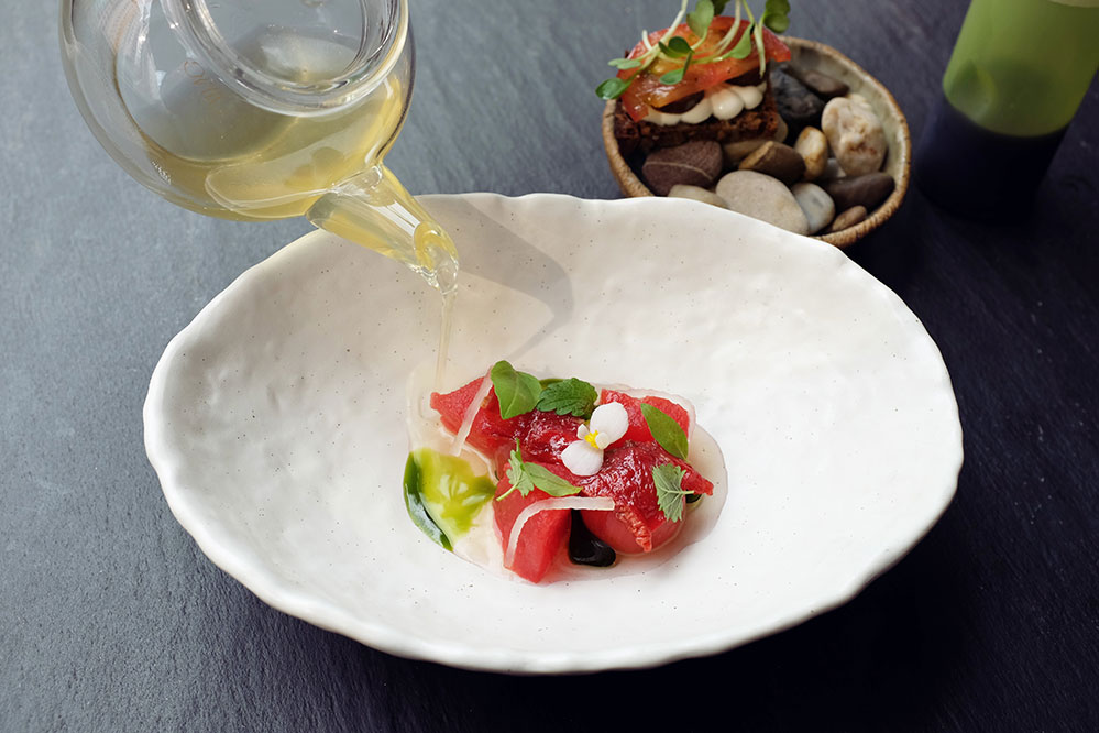 A new tomato dish on NUR's menu